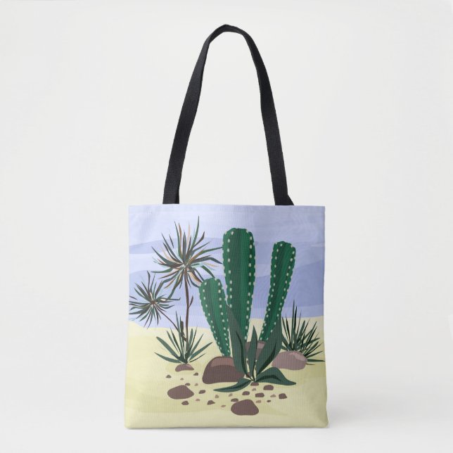 Cacti, suckulenter. tygkasse (Framsida)