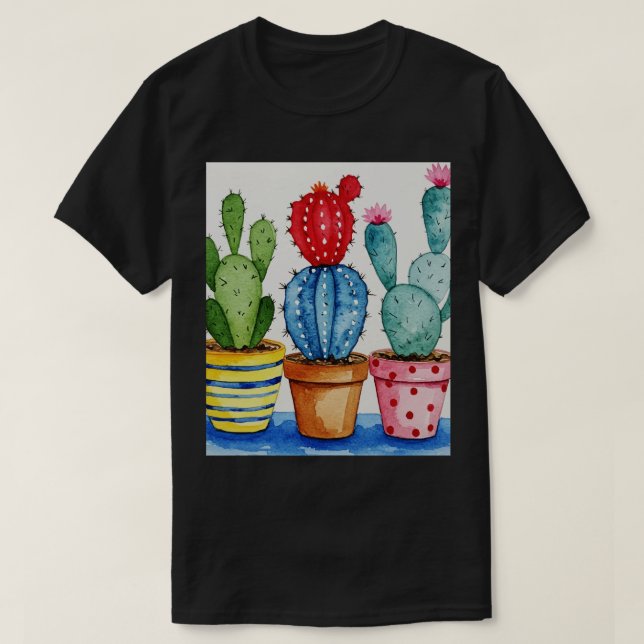 Cacti T Shirt (Design framsida)