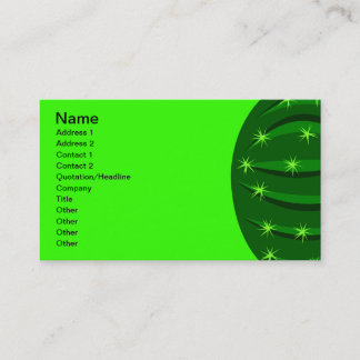 Cactus3 Vector GRÖNT GNISTRA CACTUS CACTI TECKNAD Visitkort