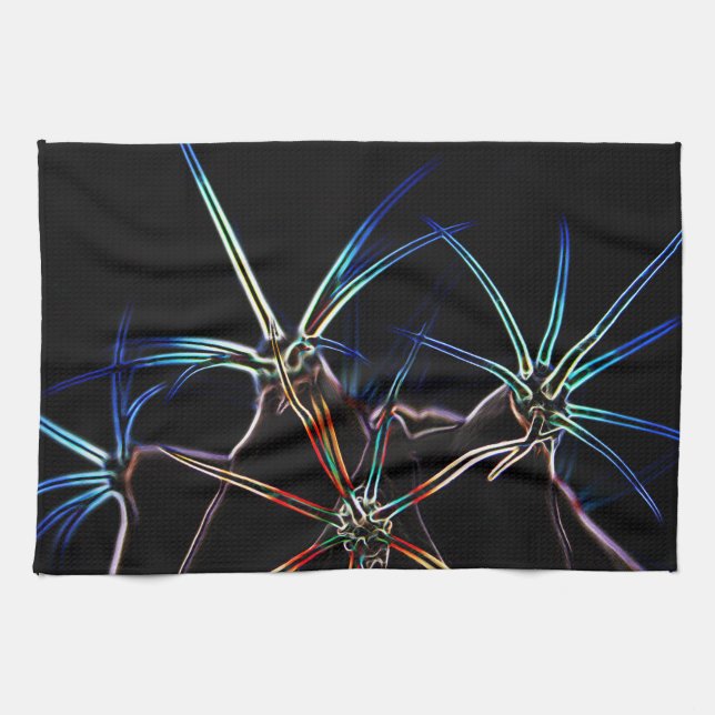 Cactus 1 ktcna kökshandduk (Horisontell)