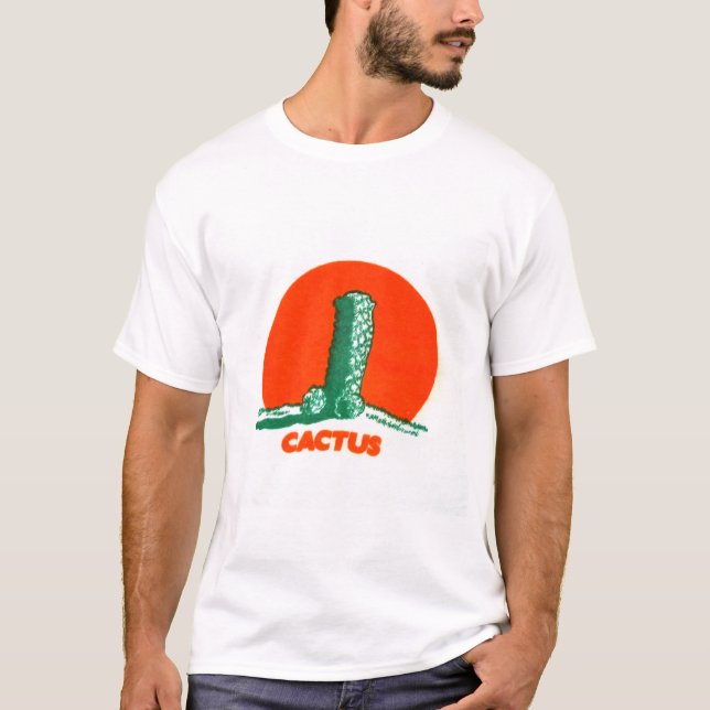 Cactus 70's Band Shirt Reproduction T Shirt (Framsida)