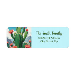 Cactus Adress Return-etikett Returadress Etikett