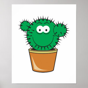 Cactus Ansikte Poster