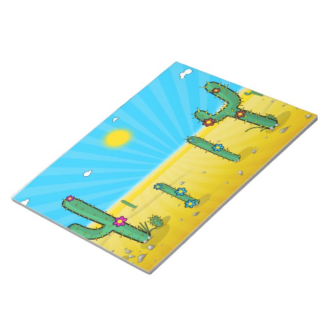 Cactus Anteckningsblock (Vinklad)