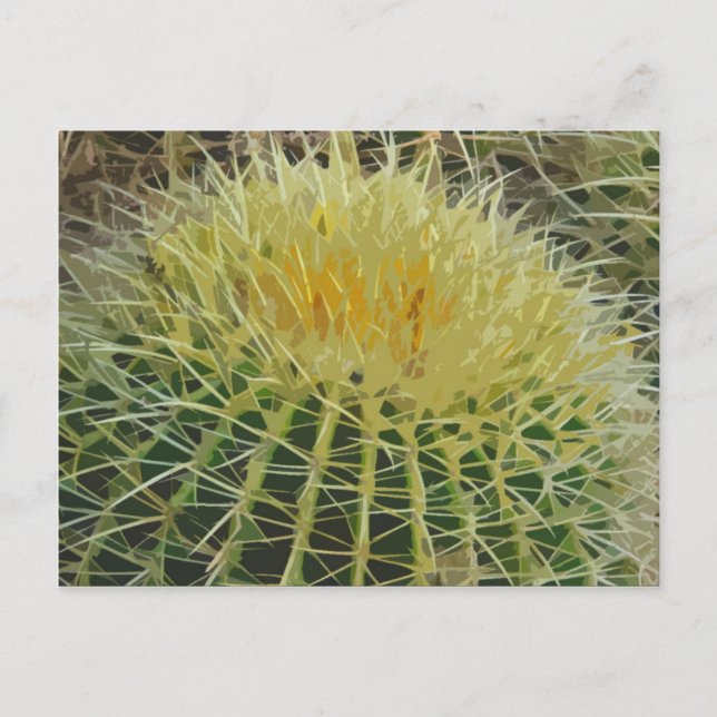 Cactus art #1 vykort (Framsida)