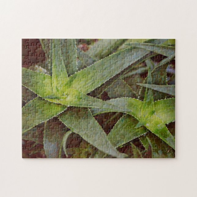 Cactus Art Nature Puzzle Pussel (Horisontell)