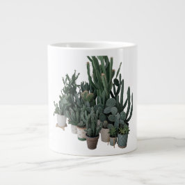 Cactus-Based Vegan Leather Supple Texture Jumbo Mugg