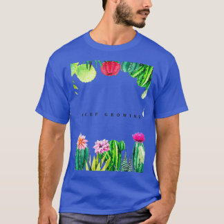 Cactus Behållas växande design T Shirt