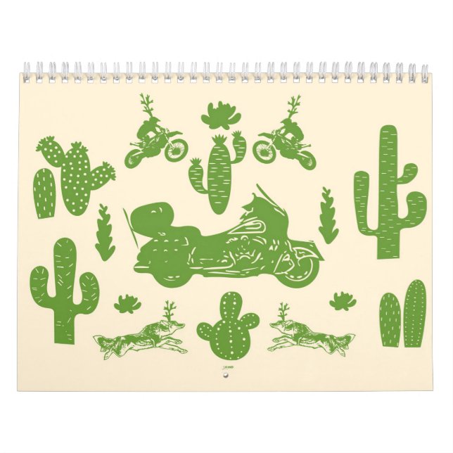 Cactus Bikes Aand Wolfs Kalender (Omslag)