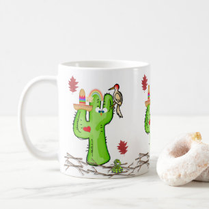 Cactus Bird Nature Mugg