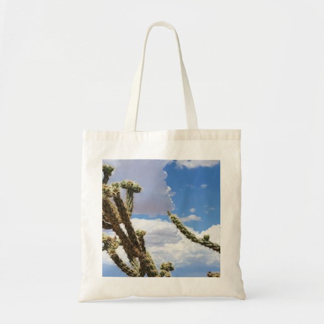 Cactus Blå himmel Tygkasse (Framsidan)