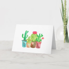Cactus Blank Note Card Anteckningskort