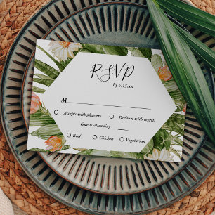 Cactus Blommigt Desert Monogram-Bröllop OSA Kort