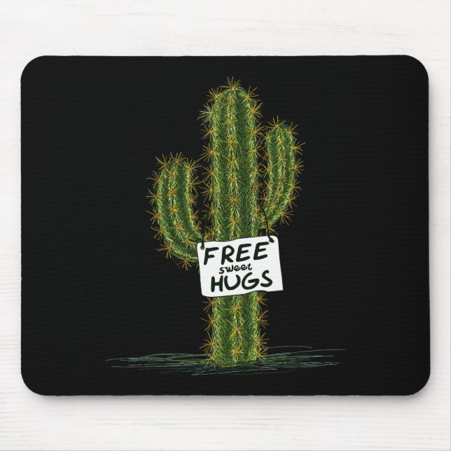 Cactus Cacti Funny Art Humor Sweet Hugs  Musmatta (Framsidan)