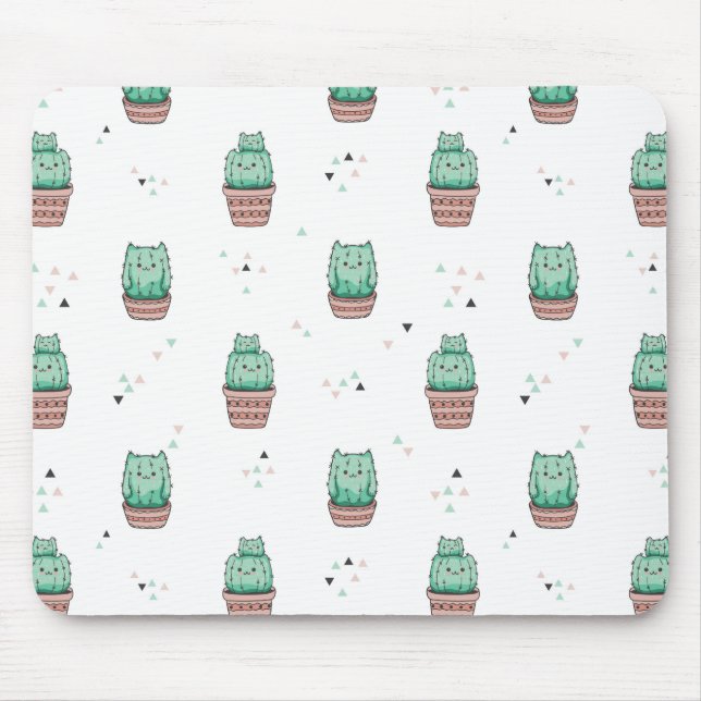 Cactus Cat Mouse Pad Musmatta (Framsidan)