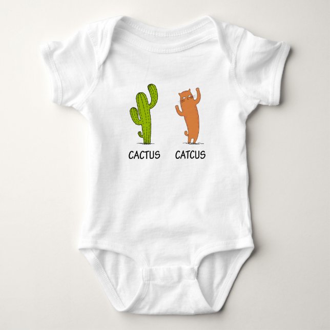 Cactus Catcus, underbart Cat Gift, Cactus & Cat Lo T Shirt (Framsida)
