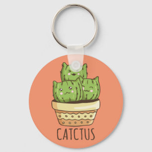 Cactus Cats Nyckelring