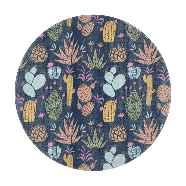 Cactus Charm: Blommigten Färgfull Vintage (Framsidan)