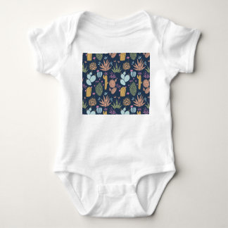 Cactus Charm: Blommigten Färgfull Vintage T Shirt
