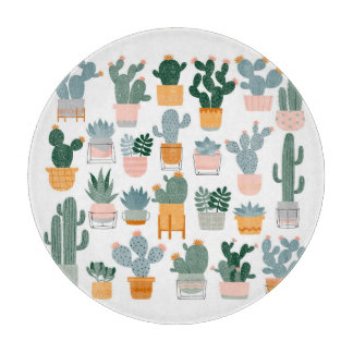 Cactus Collection in Pots Design