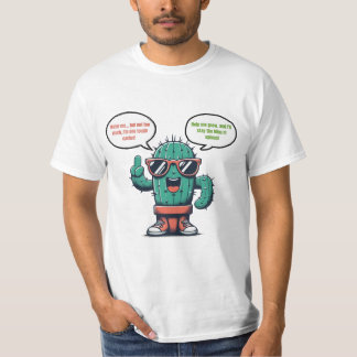 Cactus Coola Kung i Spiken med Ultimate stil T Shirt