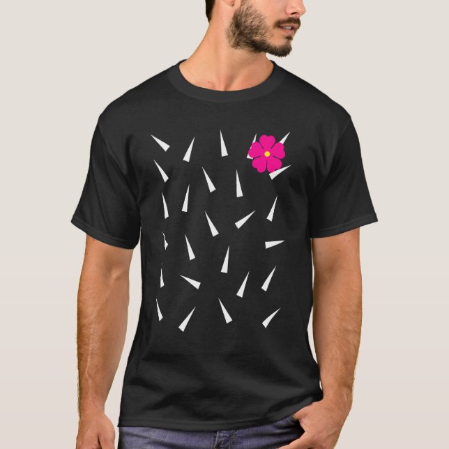 Cactus Costume Cute Billigt Halloween Costume Tee (Framsida)
