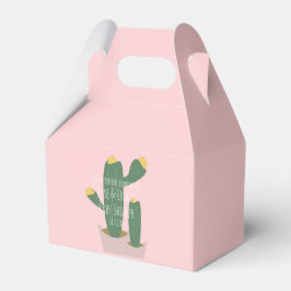 Cactus Cupcakes  Baby Shower Tack Blå Rosa   Presentaskar