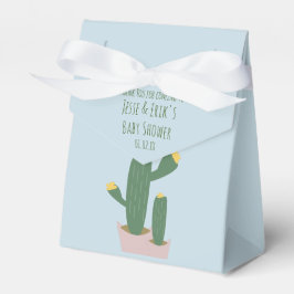 Cactus Cupcakes  Babyfirande Tack Blå Rosa   Presentaskar