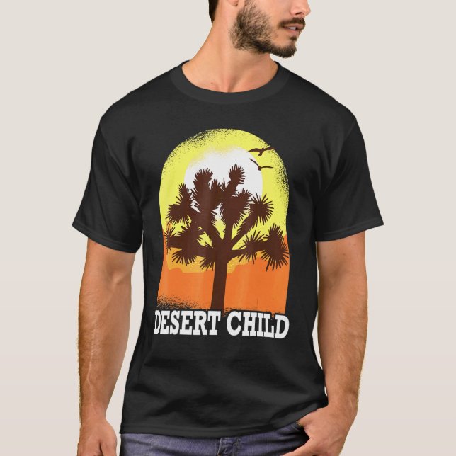 Cactus Desert Child Mojave Environmentalist Hiker T Shirt (Framsida)