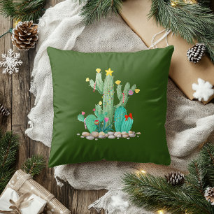 Cactus Desert Helgdag jul Southwest Decor Kudde