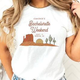 Cactus Desert Thmet Bachelorette Party T Shirt