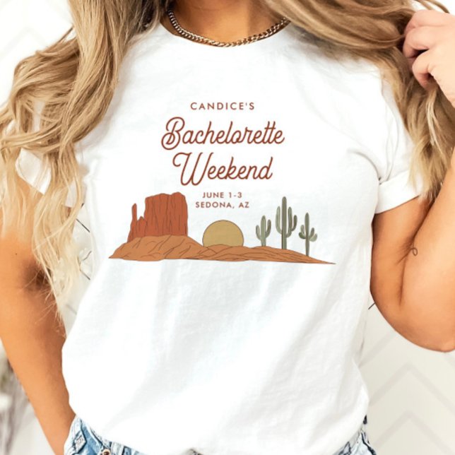 Cactus Desert Thmet Bachelorette Party T Shirt (Skapare uppladdad)