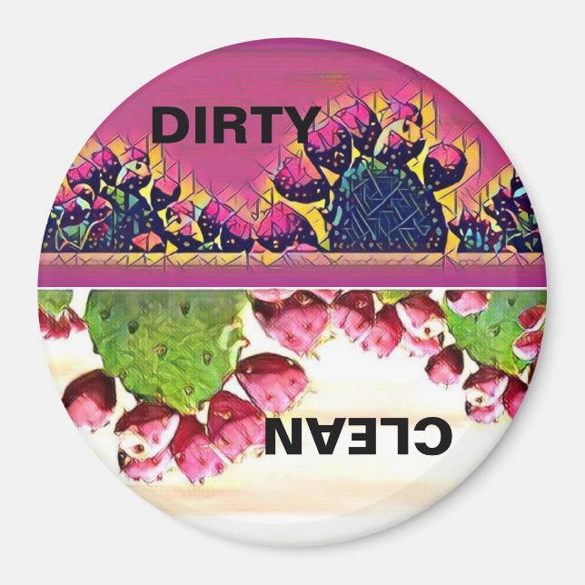 CACTUS DISHWASHER MAGNET (Framsidan)