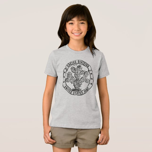 Cactus Division Vintage Emblem T Shirt (Framsida Full)