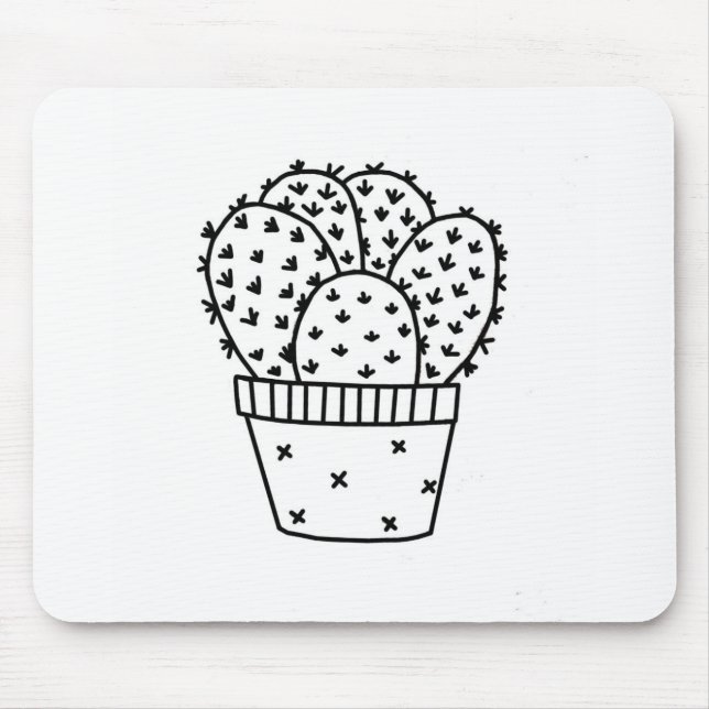 Cactus Doodle Musmatta (Framsidan)