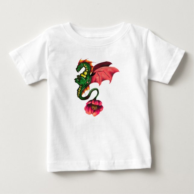Cactus Dragon T Shirt (Framsida)