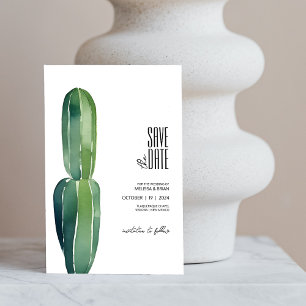 Cactus Dream ・ Modern Desert Chic ・ Botanical Boho Spara Datumet