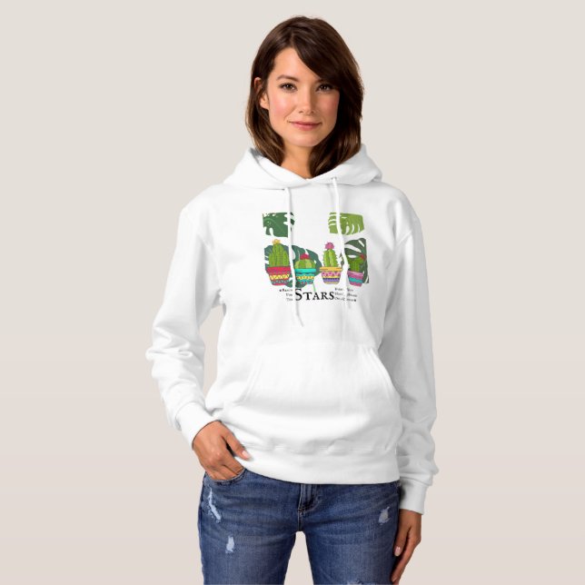 Cactus fabrik med citat t shirt (Hel framsida)