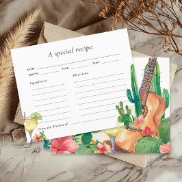 Cactus Fiesta Möhippa Recipe-kort