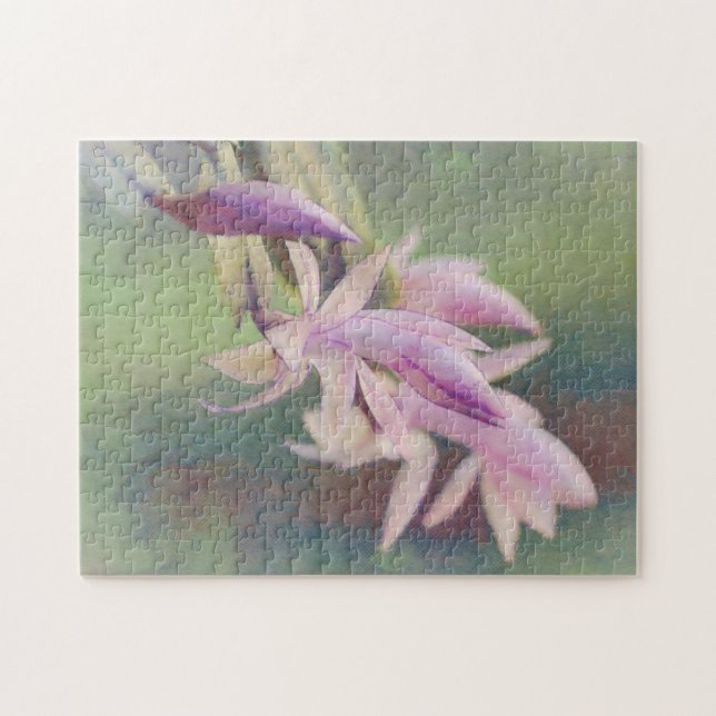 Cactus Flower Art Nature Puzzle Pussel (Horisontell)