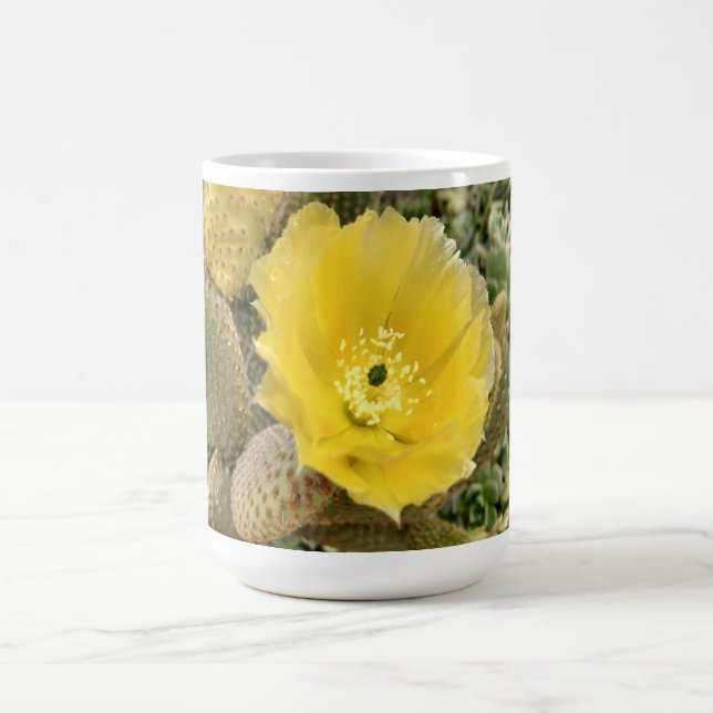 Cactus Flower Close Flower Collection på en Kaffemugg (Center)
