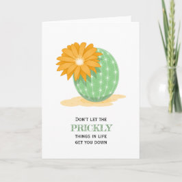 Cactus Flower - Pricky Sak Citat Kort