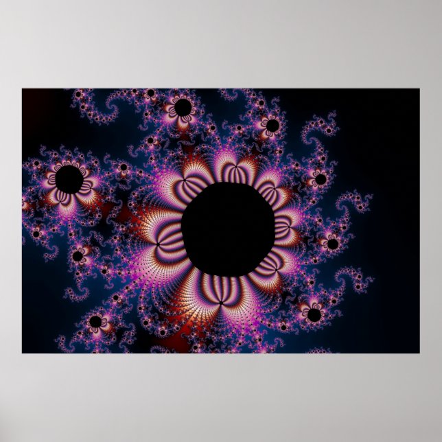 Cactus Flowers - Fractal Poster (Framsidan)