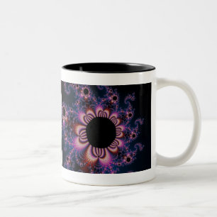 Cactus Flowers - Fractal Två-Tonad Mugg