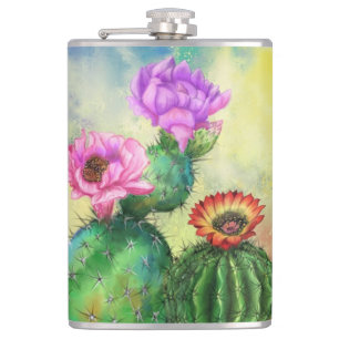 Cactus Flowers-kolv Fickplunta