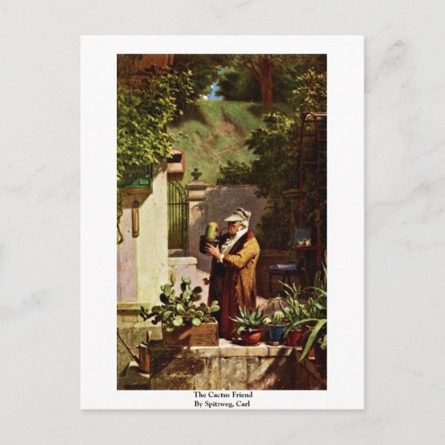 Cactus Friend by Spitzweg, Carl Vykort (Framsida)
