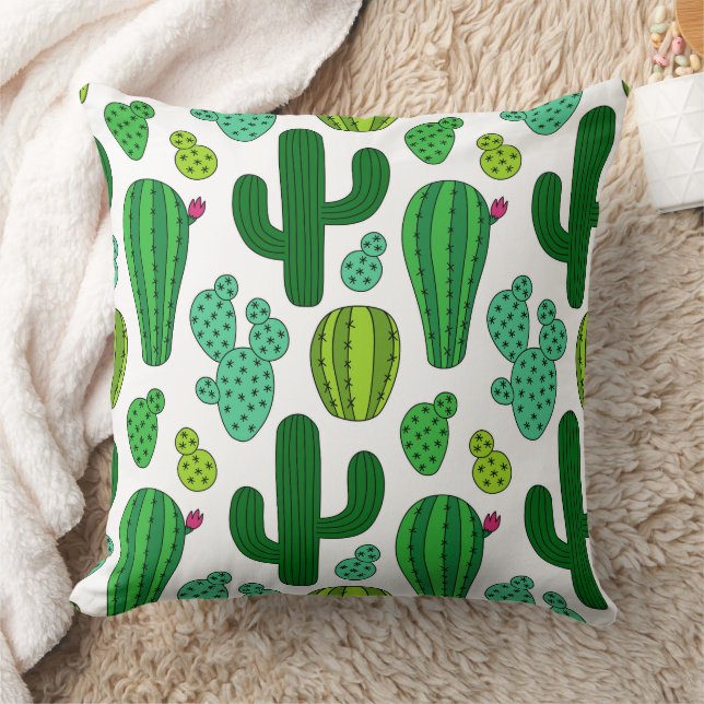 Cactus Garden 20 x 20 Dekorativ kudde (Filt)