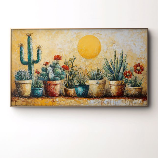 Cactus Garden in Pots Poster (Skapare uppladdad)