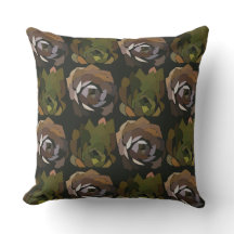 Cactus Garden Löv Grönt Botanical Mönster