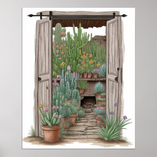 Cactus Garden Poster (Framsidan)